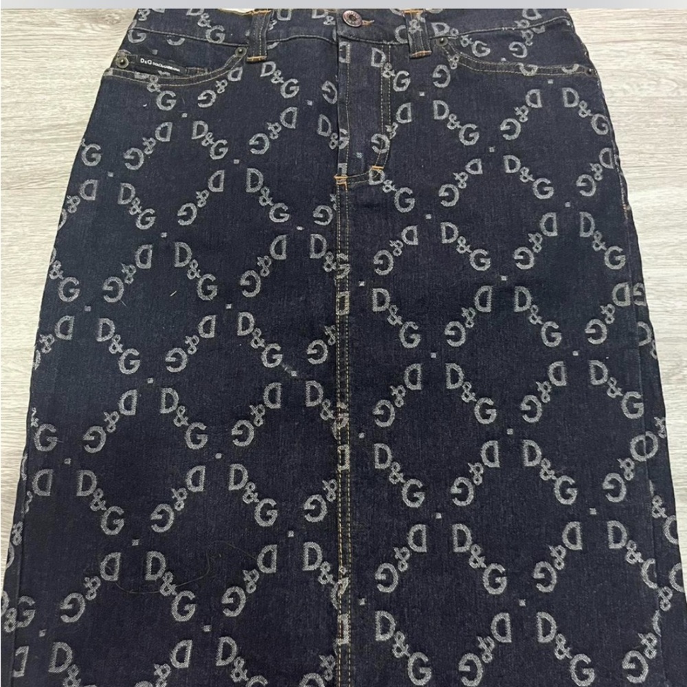 D&G dark blue Denim Skirt